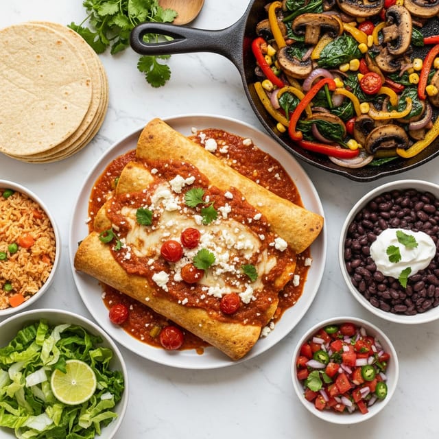Veggie Enchiladas.