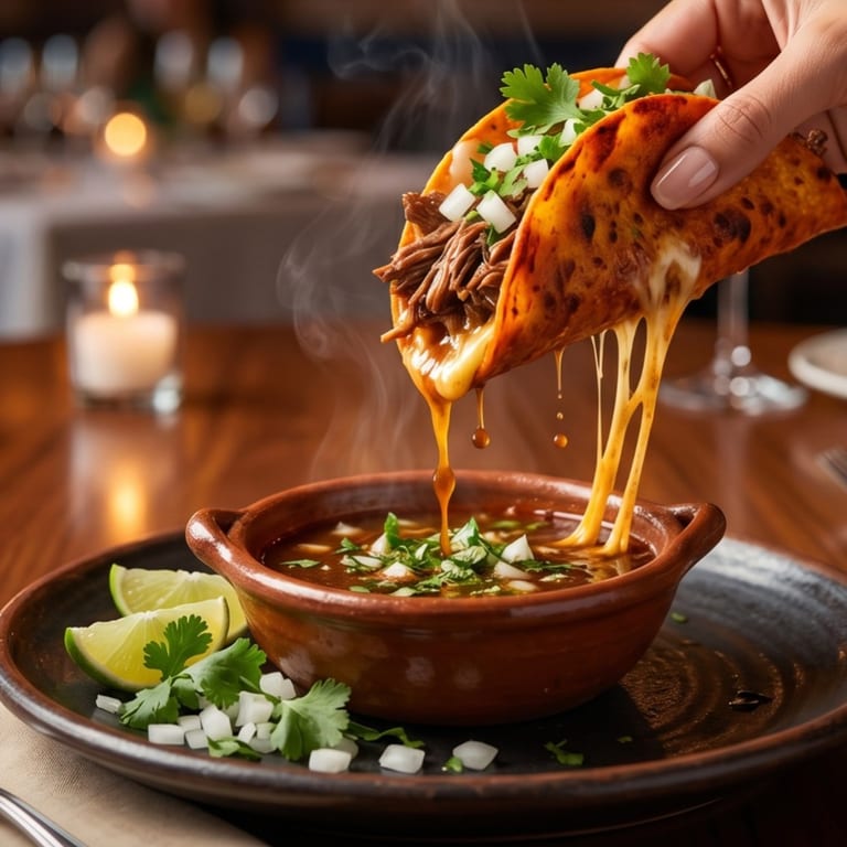 Delicious Quesabirria Awaits You