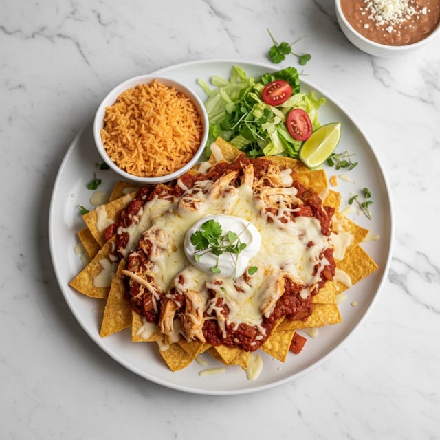 Chilaquiles De Pollo.