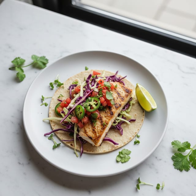 Tilapia Taco a La Carta.