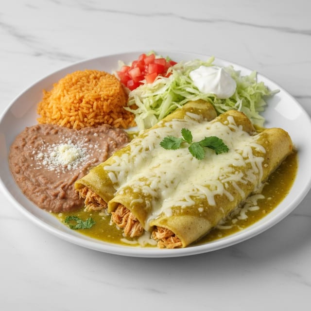 Enchiladas Verdes.