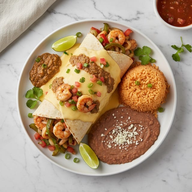 Burrito Del Mar.