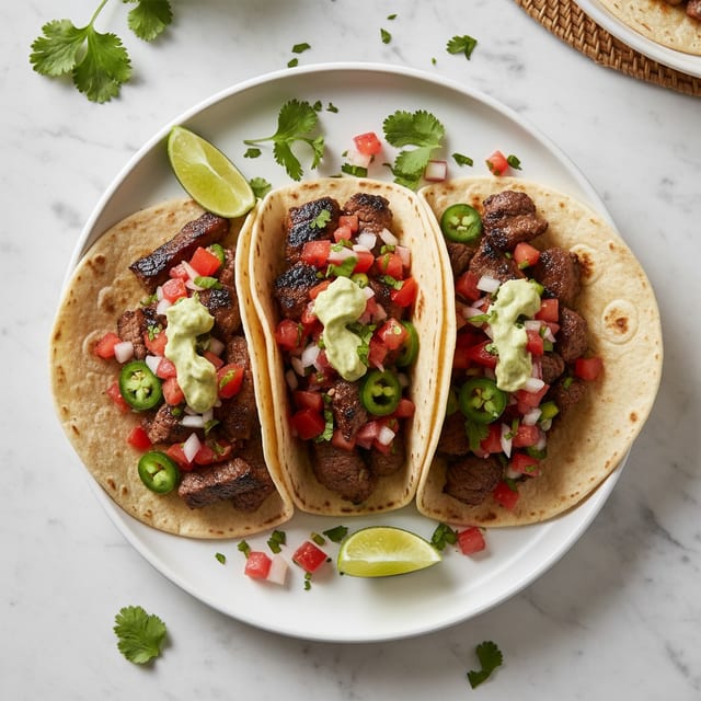 Carne Asada Tacos.